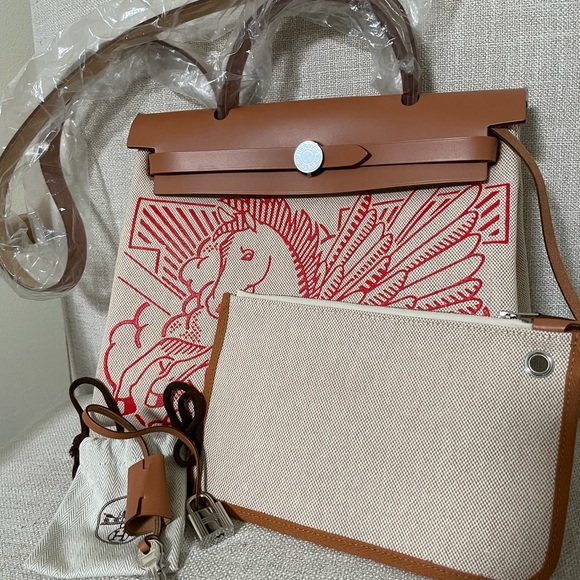 Brand new limited edition Hermès Pegasus Herbag - Picture 9 of 11